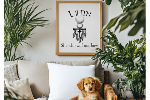 Lilith She Who Will Not Bow witchy Dark Feminine Gothic SVG Willow Paige Farms 