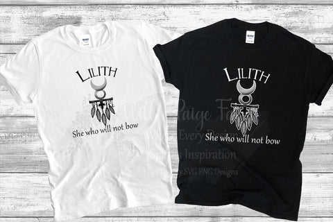 Lilith She Who Will Not Bow witchy Dark Feminine Gothic SVG Willow Paige Farms 