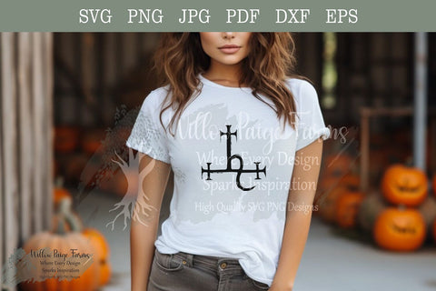 Lilith Sigil Digital Download | Dark Goddess Witchcraft Symbol | Occult Wiccan Sigil Art | Feminist Magic Sigil | png jpg dxf svg eps pdf SVG Willow Paige Farms 