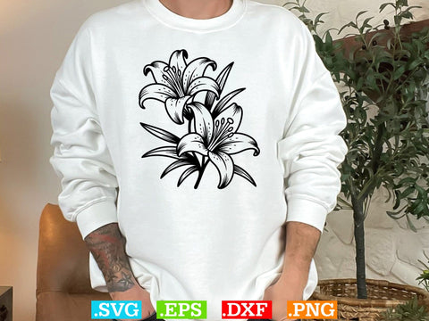 Lily Svg Bundle, Lily Flower svg, Lily Cut File svg SVG Creativeart88 