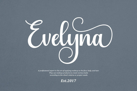 Lilyana Script Font Studio Natural Ink 