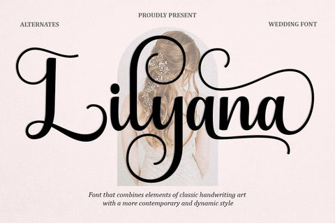 Lilyana Script Font Studio Natural Ink 