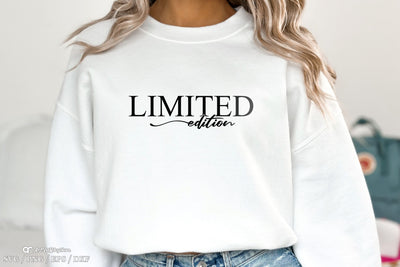 Limited Edition Svg, Inspirational Quote Svg, Positive Quote Svg, Self Love Svg SVG Artinrhythm shop 