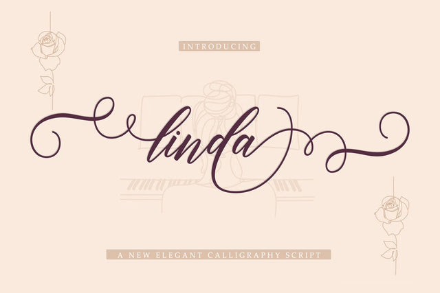 Linda Script Font gatype 