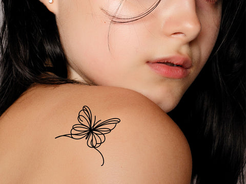 Line Art Butterfly SVG Design Set SVG HalieKStudio 