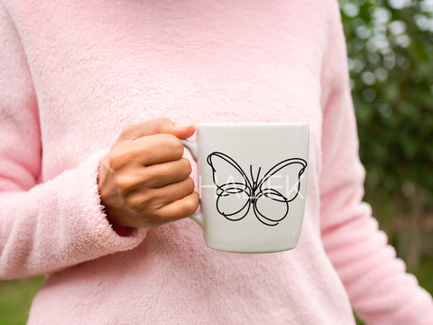 Line Art Butterfly SVG Design Set SVG HalieKStudio 