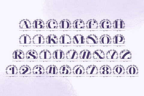 Linea Monogram – Minimal Serif Monogram with Clean Linear Style Font Dm Letter Studio 