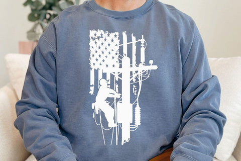 Lineman Electrician SVG, Power Pole svg, Lineman svg, Electrician svg SVG DesignDestine 