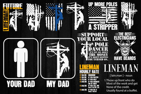 Lineman Electrician SVG, Power Pole svg, Lineman svg, Electrician svg SVG DesignDestine 