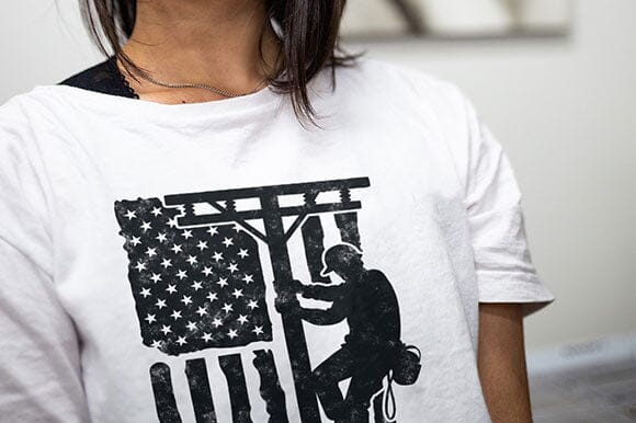 Lineman Flag svg, US Lineman svg, Distressed Flag svg SVG DesignDestine 