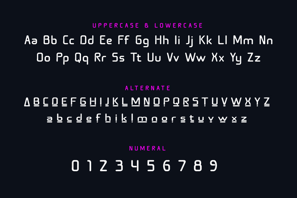 Linkero - Futuristic Font - So Fontsy