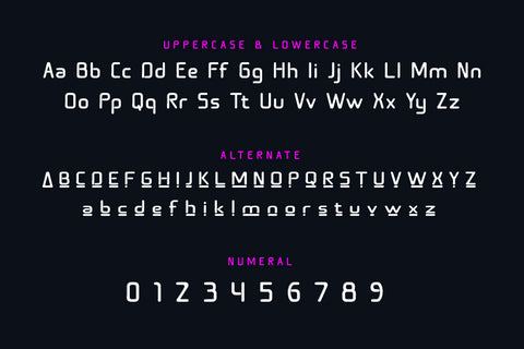 Linkero - Futuristic Font Font twinletter 