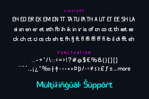 Linkero - Futuristic Font Font twinletter 
