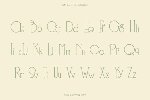 Linova Font Dm Letter Studio 