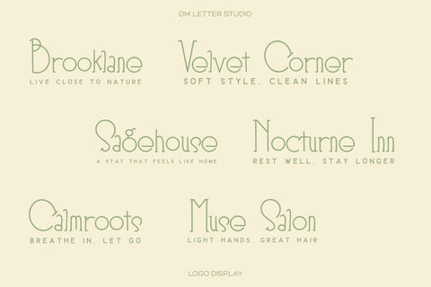 Linova Font Dm Letter Studio 