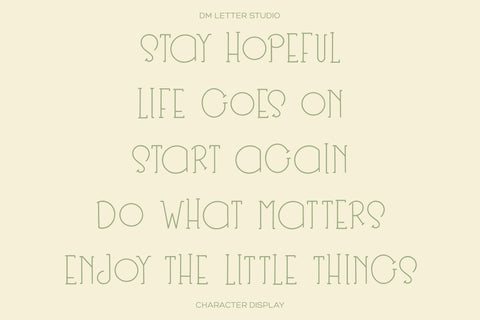 Linova Font Dm Letter Studio 