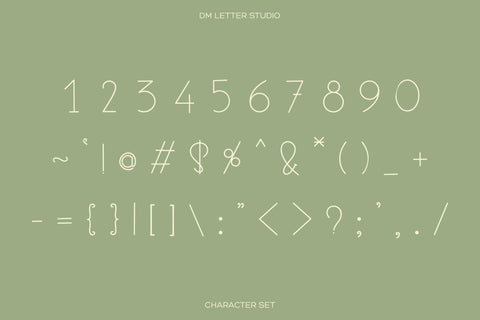 Linova Font Dm Letter Studio 