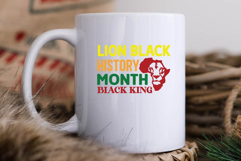 Lion Black History Month Black King SVG Angelina750 