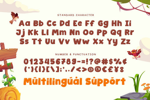 Lion Crunch - Food Font Font Mozarella 