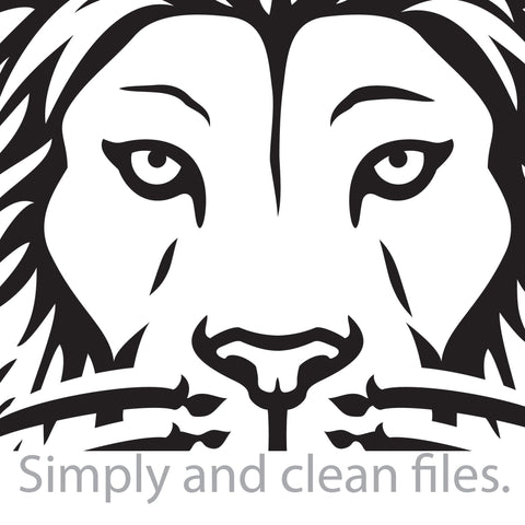 Lion head SVG TribaliumArtSF 