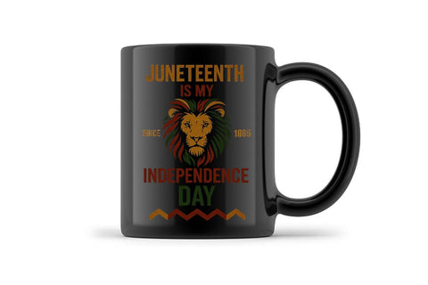 Lion Juneteenth Is My Independence Day PNG Printable File Sublimation Creativedesigntee 