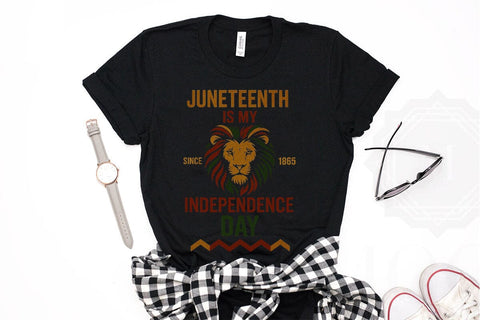 Lion Juneteenth Is My Independence Day PNG Printable File Sublimation Creativedesigntee 