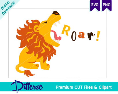 Lion Roar SVG | Lion SVG SVG Differse 
