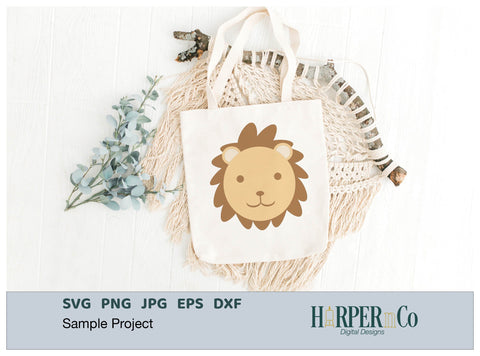Lion SVG PNG Cut EPS File SVG HarperNCo 