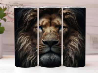 Lion Wild Animal 20oz Safari Tumbler, Lion Tumbler, Wild Animal Tumbler, Big Cat Wrap, Safari Tumbler, Lion Sublimation, Jungle King Tumbler, Roaring Lion Design Sublimation Lara' s Designs 