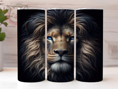 Lion Wild Animal 20oz Safari Tumbler, Lion Tumbler, Wild Animal Tumbler, Big Cat Wrap, Safari Tumbler, Lion Sublimation, Jungle King Tumbler, Roaring Lion Design Sublimation Lara' s Designs 