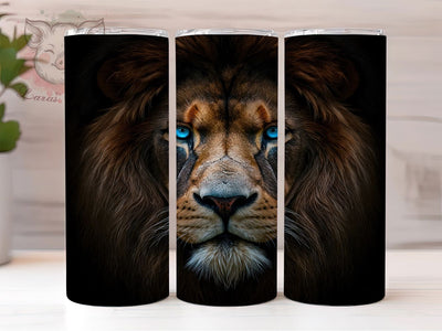 Lion Wild Animal 20oz Safari Tumbler, Lion Tumbler, Wild Animal Tumbler, Big Cat Wrap, Safari Tumbler, Lion Sublimation, Jungle King Tumbler, Roaring Lion Design Sublimation Lara' s Designs 