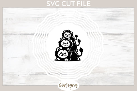 Lions Pile v1 SVG Cut File SVG Sintegra 