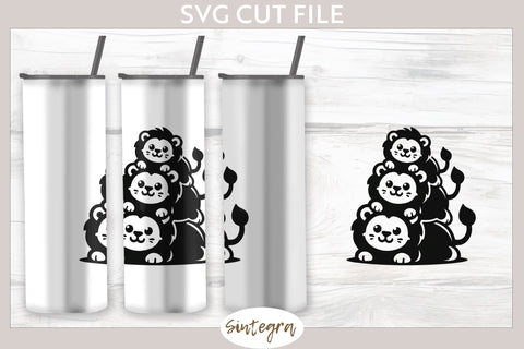 Lions Pile v1 SVG Cut File SVG Sintegra 
