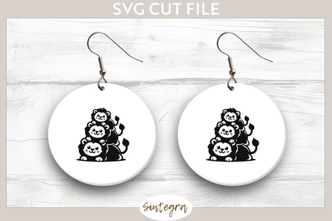 Lions Pile v1 SVG Cut File SVG Sintegra 