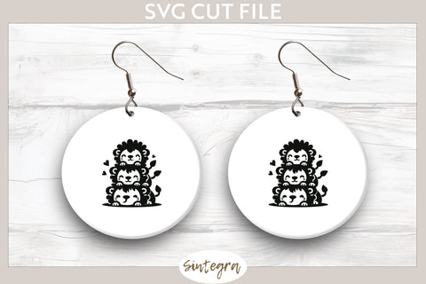 Lions Pile v3 SVG Cut File SVG Sintegra 