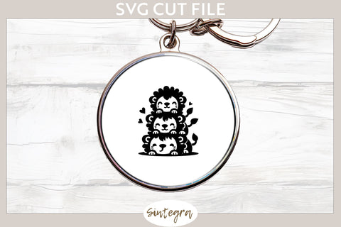 Lions Pile v3 SVG Cut File SVG Sintegra 