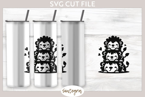 Lions Pile v3 SVG Cut File SVG Sintegra 
