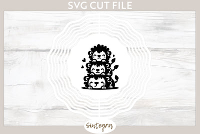 Lions Pile v3 SVG Cut File SVG Sintegra 