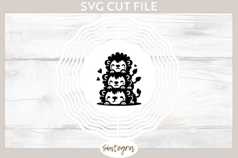 Lions Pile v3 SVG Cut File SVG Sintegra 
