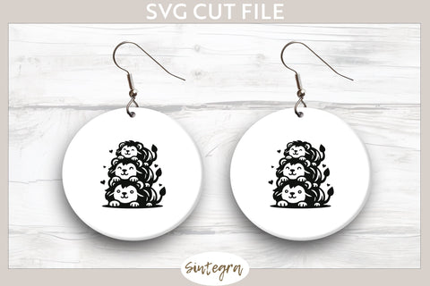 Lions Pile v4 SVG Cut File SVG Sintegra 
