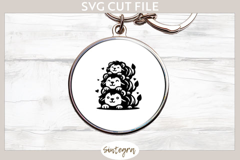 Lions Pile v4 SVG Cut File SVG Sintegra 
