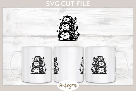 Lions Pile v4 SVG Cut File SVG Sintegra 
