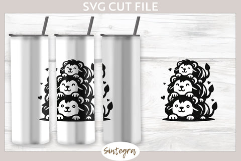 Lions Pile v4 SVG Cut File SVG Sintegra 
