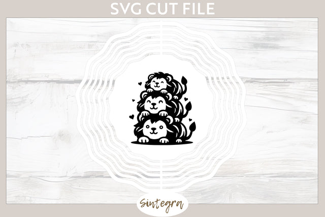 Lions Pile v4 SVG Cut File SVG Sintegra 
