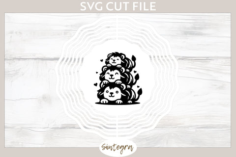 Lions Pile v4 SVG Cut File SVG Sintegra 