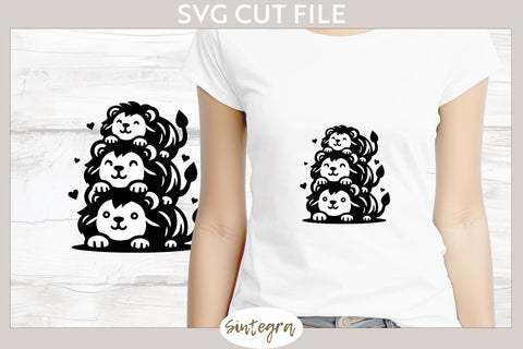 Lions Pile v4 SVG Cut File SVG Sintegra 