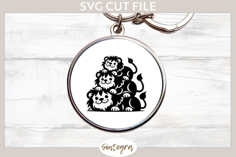 Lions Pile v5 SVG Cut File SVG Sintegra 