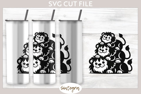 Lions Pile v5 SVG Cut File SVG Sintegra 