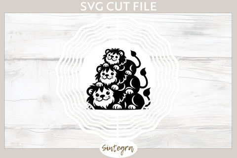 Lions Pile v5 SVG Cut File SVG Sintegra 