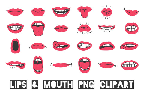 Lips And Mouth PNG Clipart Sublimation Rin Green 